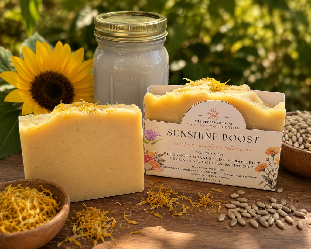 Sunshine Boost Sunflower Milk Soap